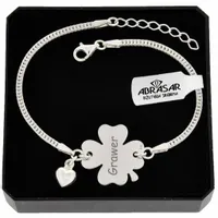 SREBRNA BRANSOLETKA KONICZYNKA Z GRAWEREM NA PREZENT PRÓBA 925