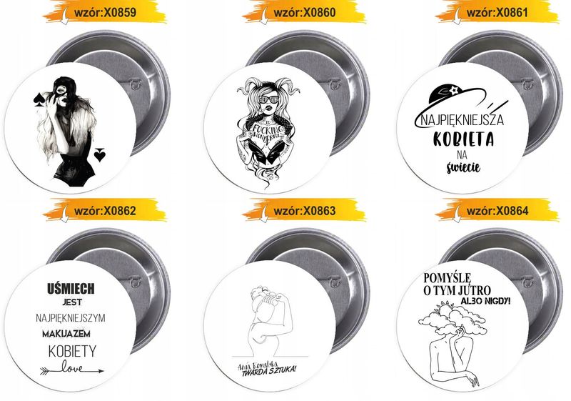 Przypinki buttony 8 MARCA super hit zdjęcie 13