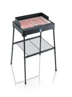 Grill elektryczny ogrodowy Severin PG 8566 2200W Szybki nagrzew Czarny