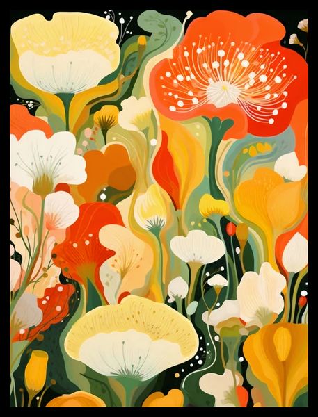 Plakat 30x40cm Kwiatowy Raj zdjęcie 2