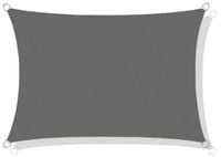 Żagiel przeciwsłoneczny wodoodporny codura 4x3 m ciemnoszary