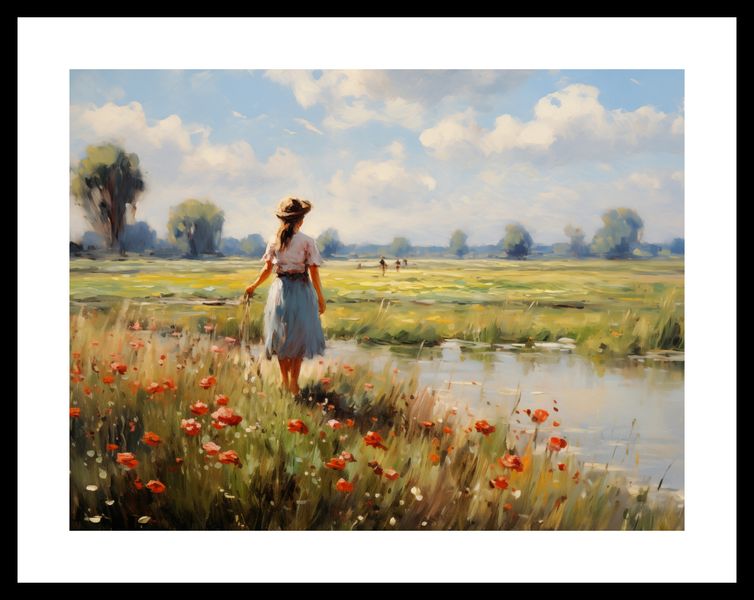 Plakat 40x30cm Wiejski Spokój zdjęcie 3