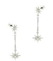 Kolczyki śnieżynki długie (P15/STL/36AG)