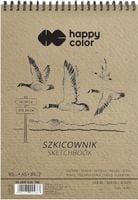 Blok Szkicownik Na Spirali Ptaki A5 Biały 80Ar