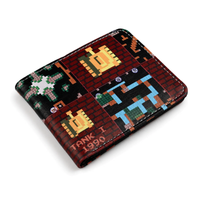 Retro | 13 cm | Faux Leather | Gaming Wallet | Tanks