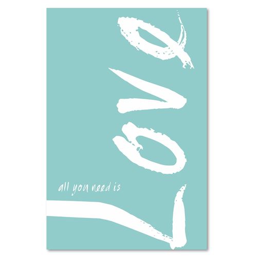 Deco Panel, Niebieskie love 40x60 na Arena.pl