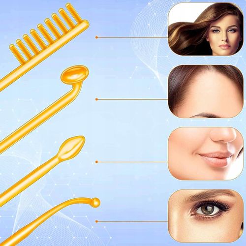 DARSONVAL DERMA WAND 4 PELOTY PIELĘGNACJA ELEKTRODY DO TWARZY WŁOSÓW na Arena.pl