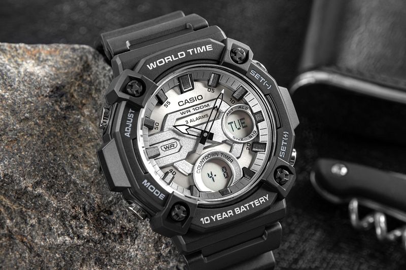 zegarek męski casio aeq-120w-7avdf + box zdjęcie 5