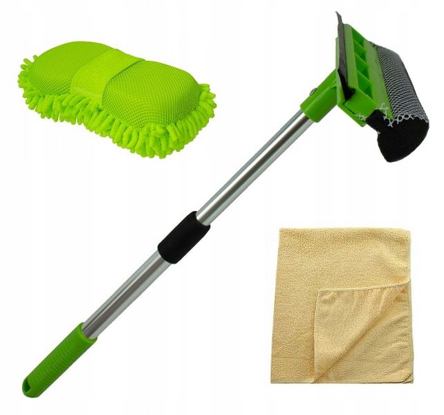 Ściągaczka teleskopowa 49 cm gąbka z mikrofibry DUŻA ściereczka do mycia zdjęcie 1