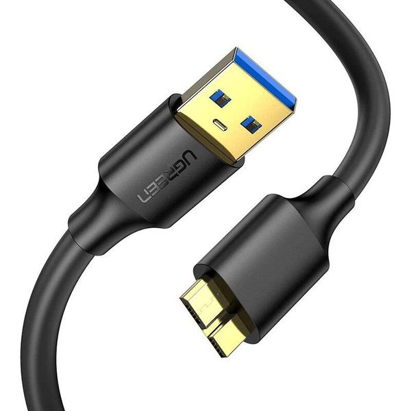 Kabel USB 3.0 - micro USB 3.0 UGREEN  US130 0.5m (czarny) zdjęcie 1