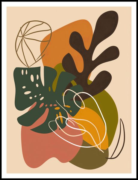 Plakat 75x100cm Leśna Kompozycja zdjęcie 3