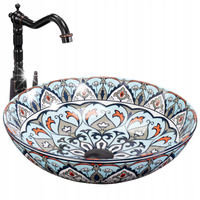 UMYWALKA NABLATOWA REA MEXICO ORIENTALNA CERAMICZNA KOLOROWA OKRĄGŁA 40cm
