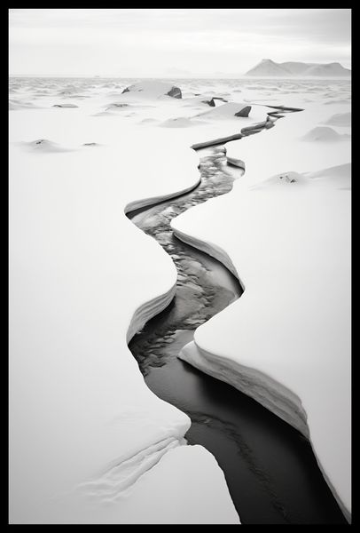 Plakat 40x60cm Szczeliny Mrozu zdjęcie 2