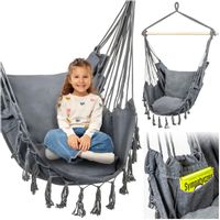 hamak huśtawka krzesło fotel wiszący + poduszki