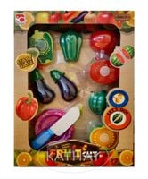 ZESTAW DO KROJENIA Z TALERZYKIEM I NOŻEM DLA DZIECI