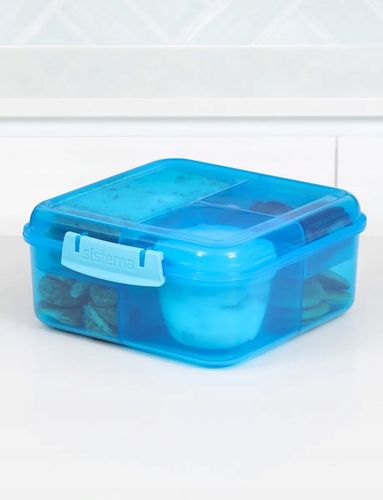 LUNCH BOX ŚNIADANIÓWKA SISTEMA POJEMNIK BOX BENTO 1250ml Z PRZEGRÓDKAMI SOS na Arena.pl