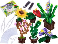 , ZESTAW ROŚLINY  KORALIKI DO PRASOWANIA  3000 SZTUK