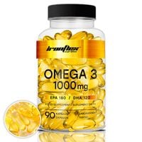 IRONFLEX OMEGA 3 90 kaps OLEJ RYBI 1000 mg kwasy tłuszczowe EPA + DHA tran