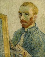 Portrait of Vincent van Gogh, Vincent van Gogh - plakat 50x70 cm
