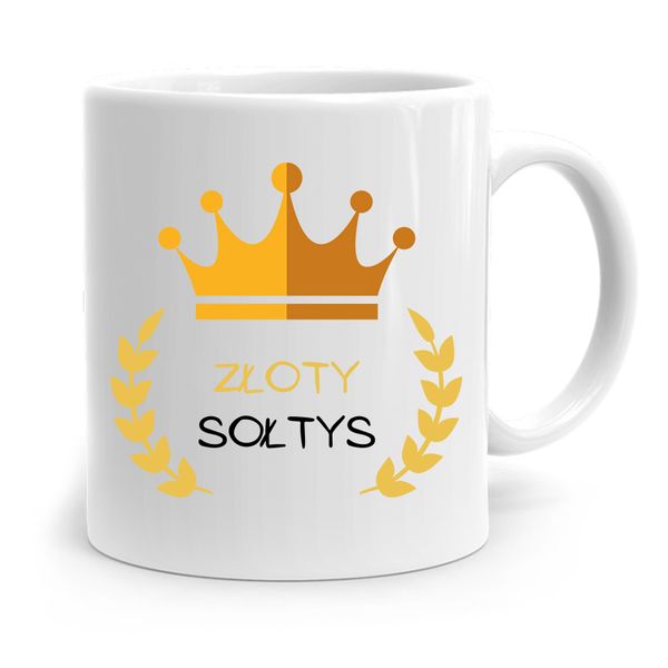 Dla Sołtysa Kubek Złoty Sołtys Prezent Z Nadrukiem Ze Zdjęciem zdjęcie 1