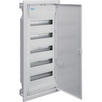 ROZDZIELNICA PODTYNKOWA HAGER 60 MODUŁÓW 5 RZĘDÓW METALOWE DRZWI