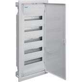 ROZDZIELNICA PODTYNKOWA HAGER 60 MODUŁÓW 5 RZĘDÓW METALOWE DRZWI