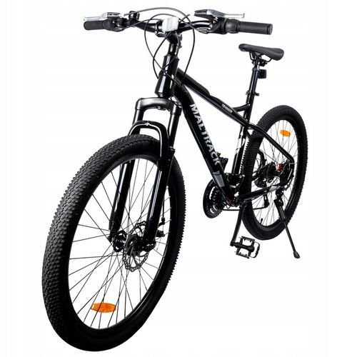 ROWER GÓRSKI MTB MANETKI 21 BIEGÓW 2 TARCZE RAMA 15" KOŁA 26" NÓŻKA na Arena.pl