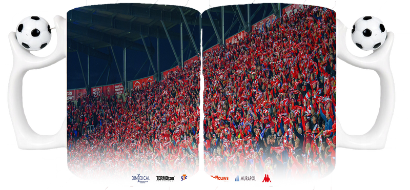 Kubek z piłką dla Fana Widzew Łódź zdjęcie 1