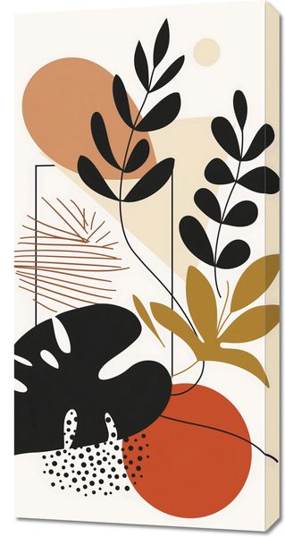 Obraz 50x100cm Zawisły Liść zdjęcie 1