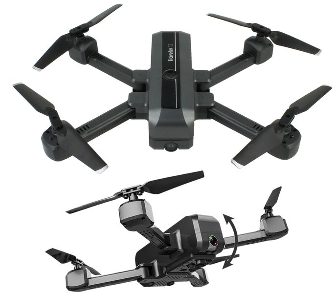 Dron S18 Składany DUAL Kamera 4K 12mp Funkcja Śledzenia Y297 na Arena.pl