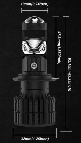 ŻARÓWKI LED H7 FATEEYE PROJECTOR 100% IDEALNE ODCIĘCIE SOCZEWKA FISHEYE na Arena.pl