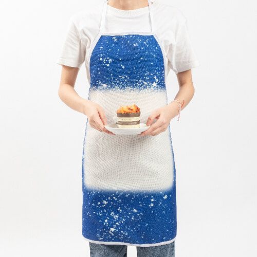 Fartuch lniany Bleached Starry Blue do sublimacji zdjęcie 2