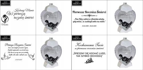 EKSKLUZYWNY ZNICZ SERCE biały personalizowany GRAWER DLA SZWAGIERKI na Arena.pl