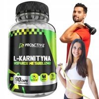 ODCHUDZANIE wsparcie metabolizmu ProActive L-Karnityna 900mg 90 kaps.