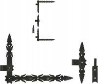 zawias kuty retro 400x300 kpl - 2szt. - lb zdk40