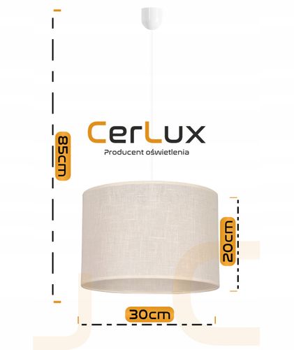 Lampa wisząca ABAŻUR 30 cm na Arena.pl