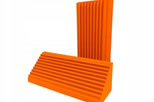 PUŁAPKA BASOWA ĆWIERĆWALEC WYGŁUSZENIE Wys.100 cm | R: 200 mm Pomarańczowa na Arena.pl