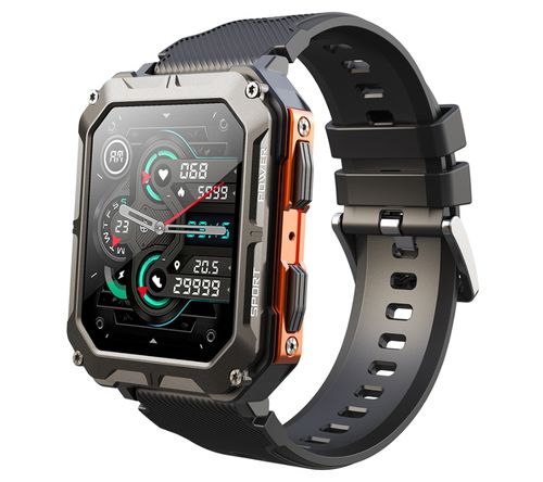 smartwatch męski rubicon rncf27 black/orange na Arena.pl