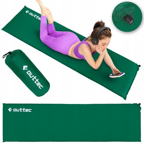 MATA SAMOPOMPUJĄCA KARIMATA DMUCHANA TREKKINGOWA 180X53CM OUTTEC na Arena.pl