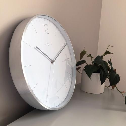 Zegar ścienny NeXtime Essential Silver 3254 WI na Arena.pl