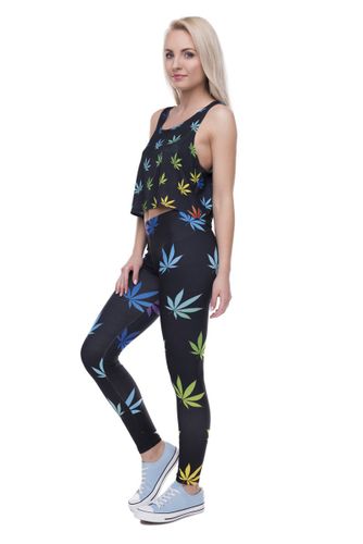 LEGGINSY COLOR WEEDS na Arena.pl