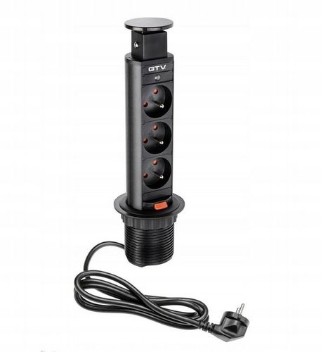 GNIAZDO POTRÓJNE CHOWANE W BLAT NABLATOWE GNIAZDKO na Arena.pl