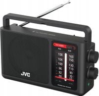 Radio JVC RA-E435B Analogowe Przenośne Czarny