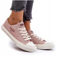TRAMPKI DAMSKIE MATERIAŁOWE BIG STAR NN274239 RÓŻOWE 39