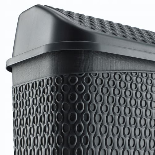 KADAX Kosz Na Śmieci Łazienkowy Szary 6,2L Uchylny Pojemnik na Arena.pl