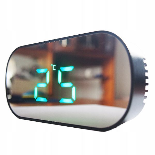 Elektroniczny budzik Zegarek z alarmem temp LUSTRO zdjęcie 5