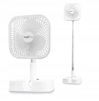 WENTYLATOR WIATRAK 2w1 PODŁOGOWY BIURKOWY AKU