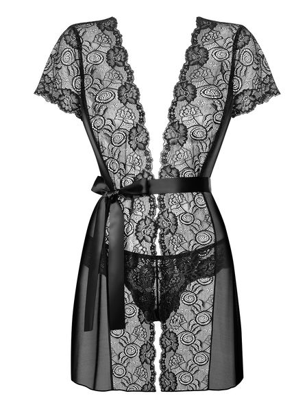Alluria peignoir szlafrok i stringi S/M zdjęcie 5