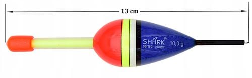 Spławik Przelotowy z BALSY SHARK 10,0 g / 13 cm z gniazdem na nasadkę na Arena.pl