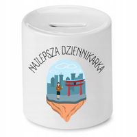 Skarbonka Dla Dziennikarza Najlepsza Dziennikarka Z Nadrukiem Ze Zdjęciem